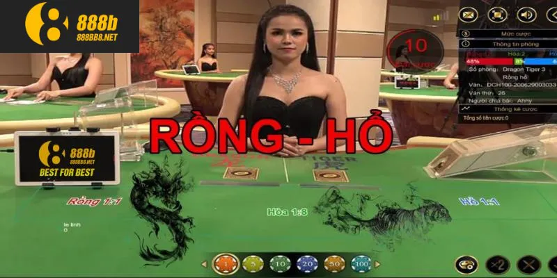 Thành viên nhà cái 888B có thể giải trí với game Rồng Hổ